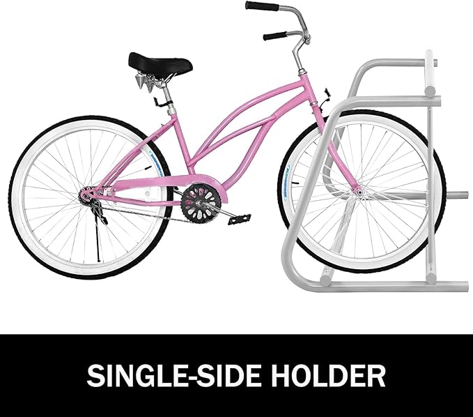 BestEquip 111" Length Floor Bike Rack, 9 Holders All-Steel Grid Bike Rack