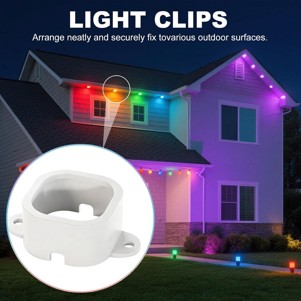65 Set Light Clips Mounting Brackets for Govee Pro H706/H806 Outdoor Lights