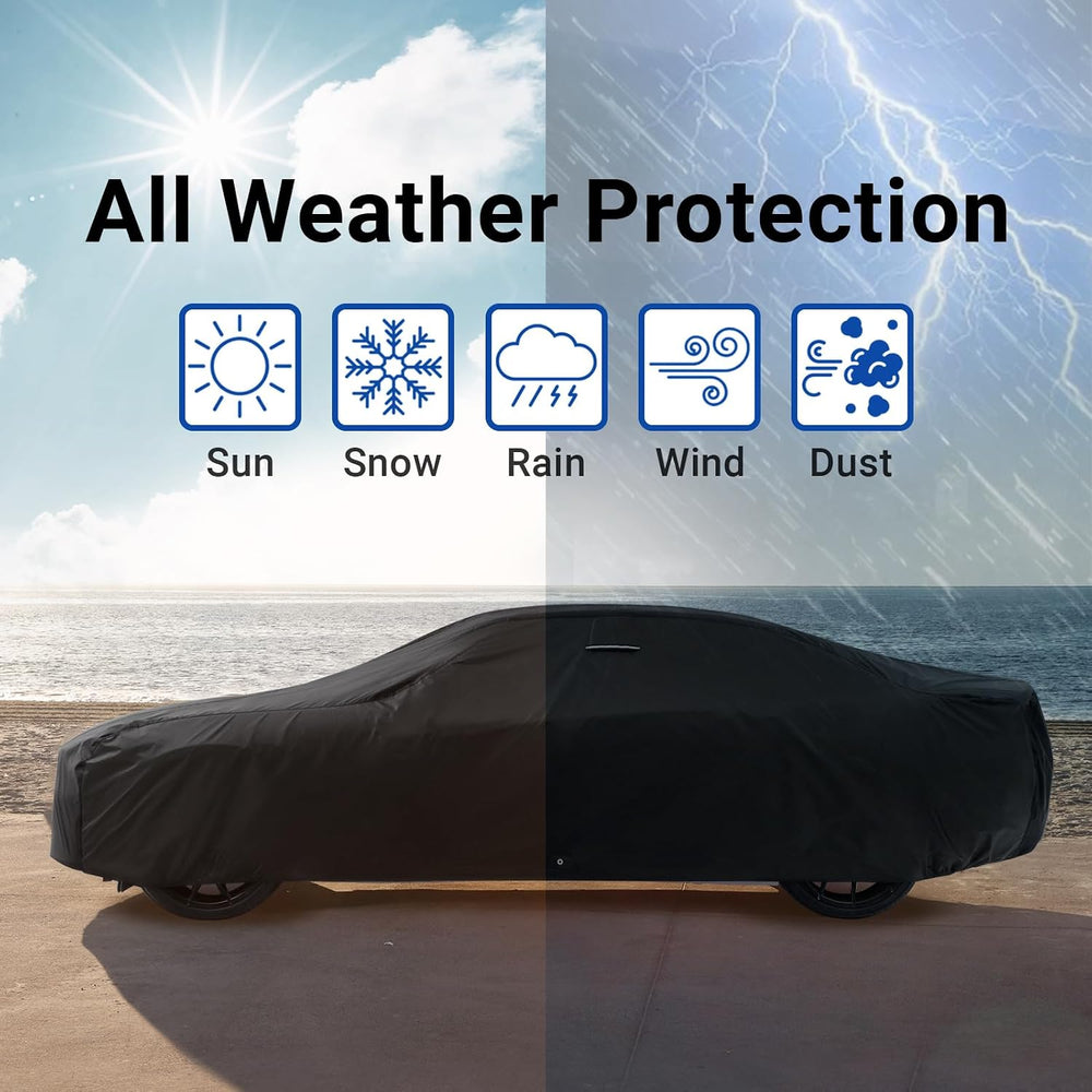 iCarCover Car Cover Waterproof All Weather for 2004-18 Chevy Aveo Hatchback