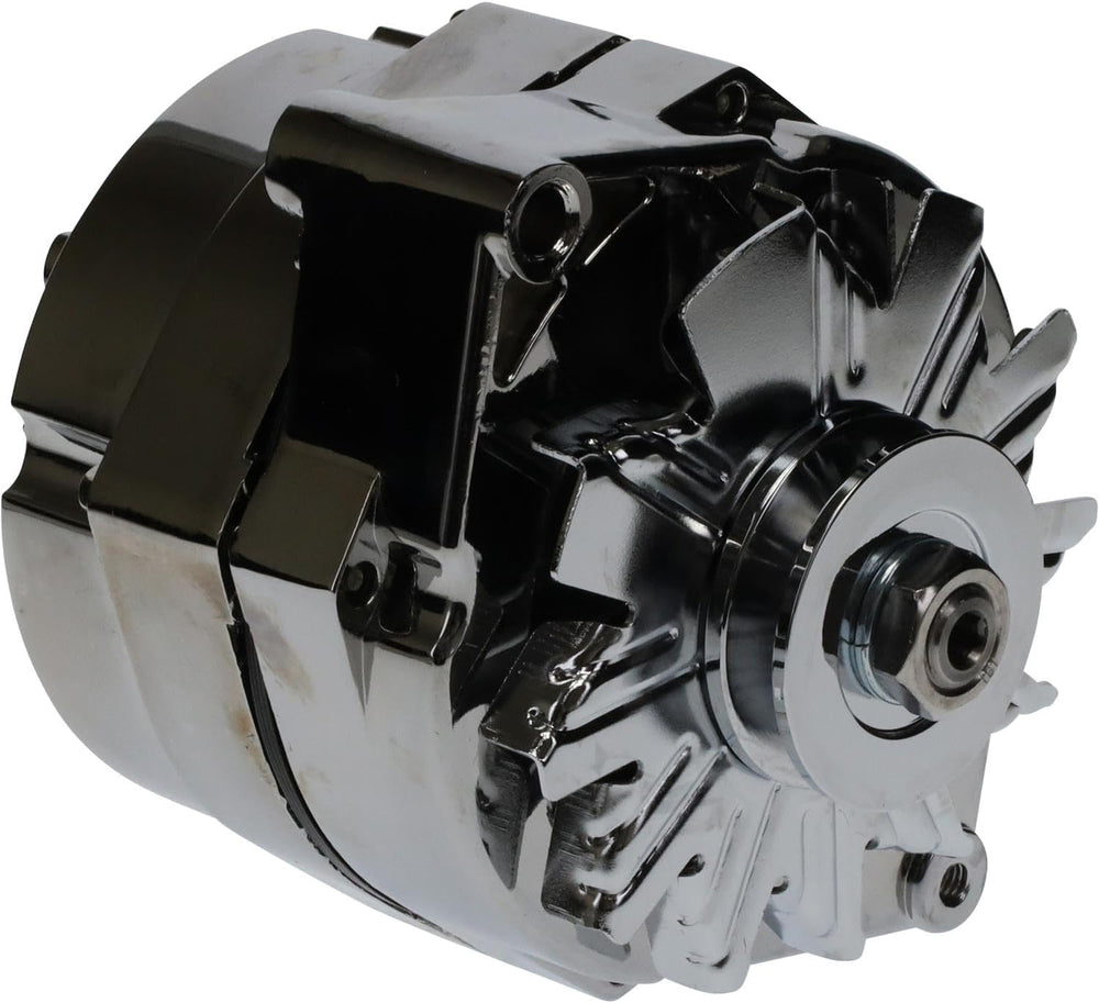 OEG Parts 100A Chrome Alternator Fits Chevy 10 Si 1965-1985 1100125