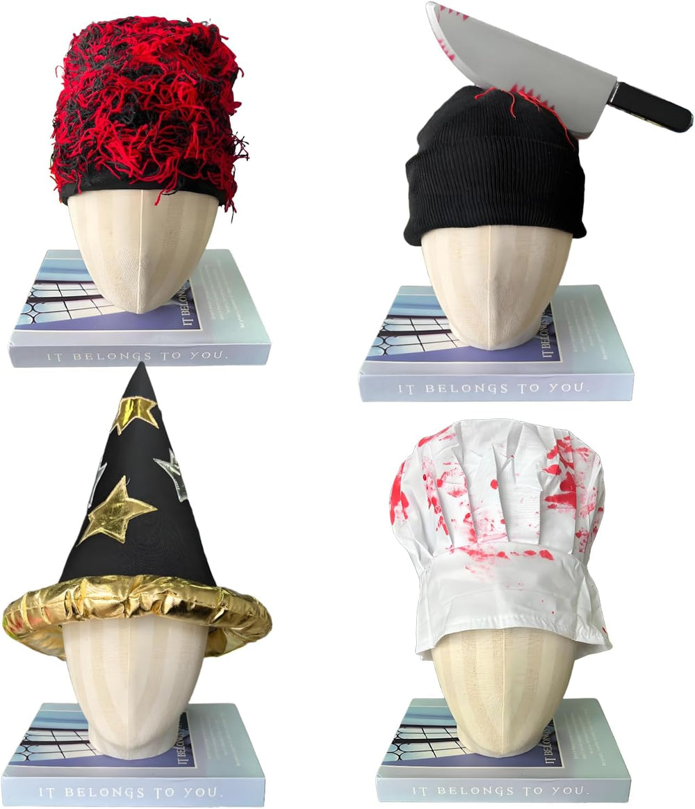 12 Assorted Funny Halloween Party Hats Witch Hat Halloween Costume Decoration...