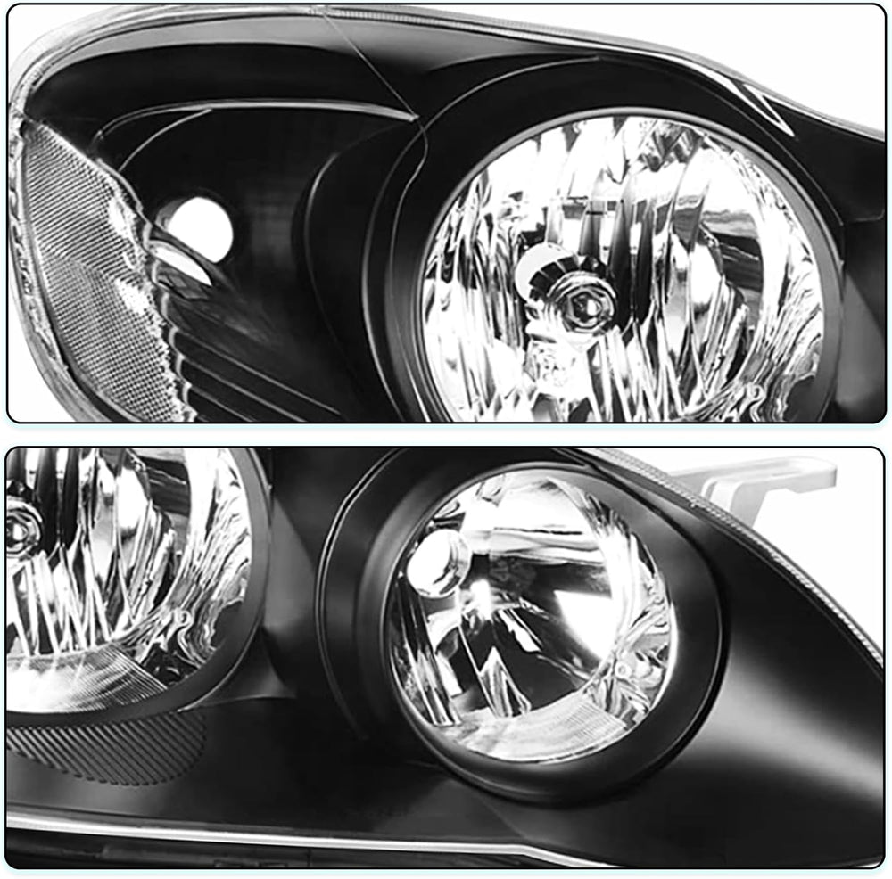 TUSDAR Headlight Assembly Replacement for Toyota Corolla 2003 2004 2005 2006 ...