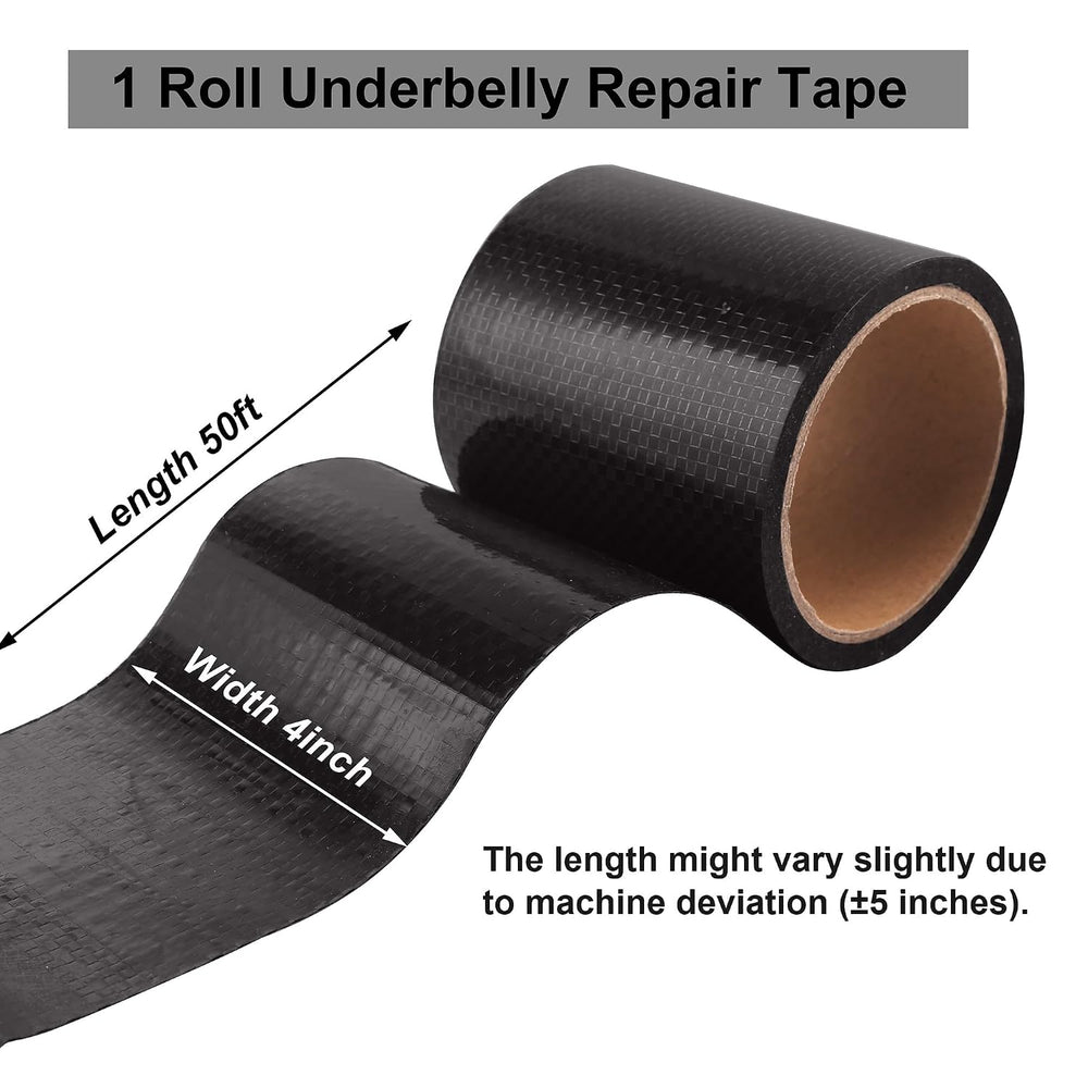 RV Underbelly Material Flex Belly Tape Tear Repair Patch(4'' x 50')