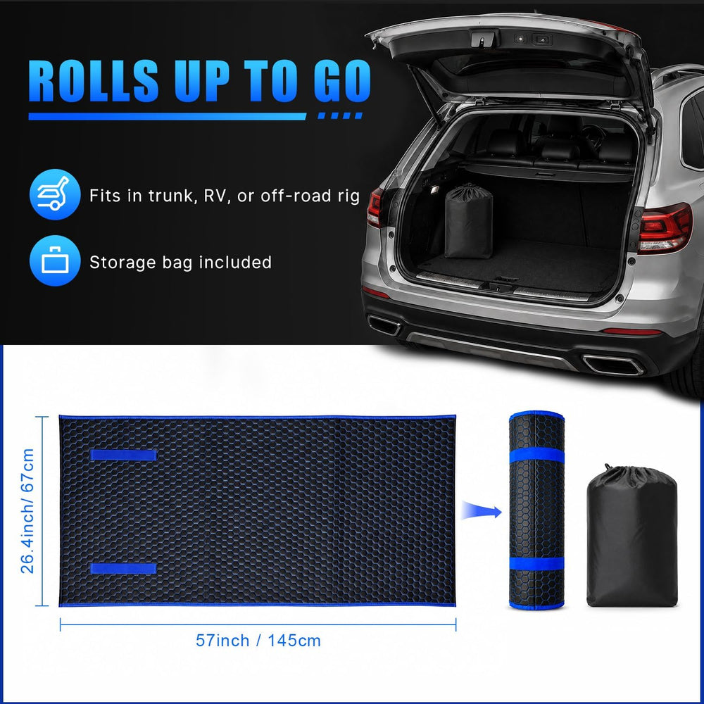 Magic Rolling Creeper Mat Portable Mechanics Mat | for Low Clearance, Slide U...