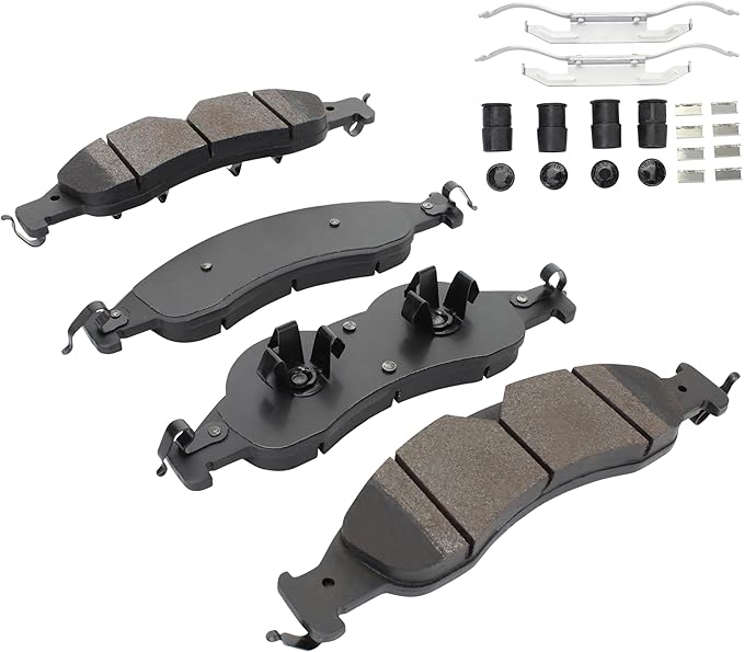 Premium Semi-Metallic Front Brake Pads Compatible