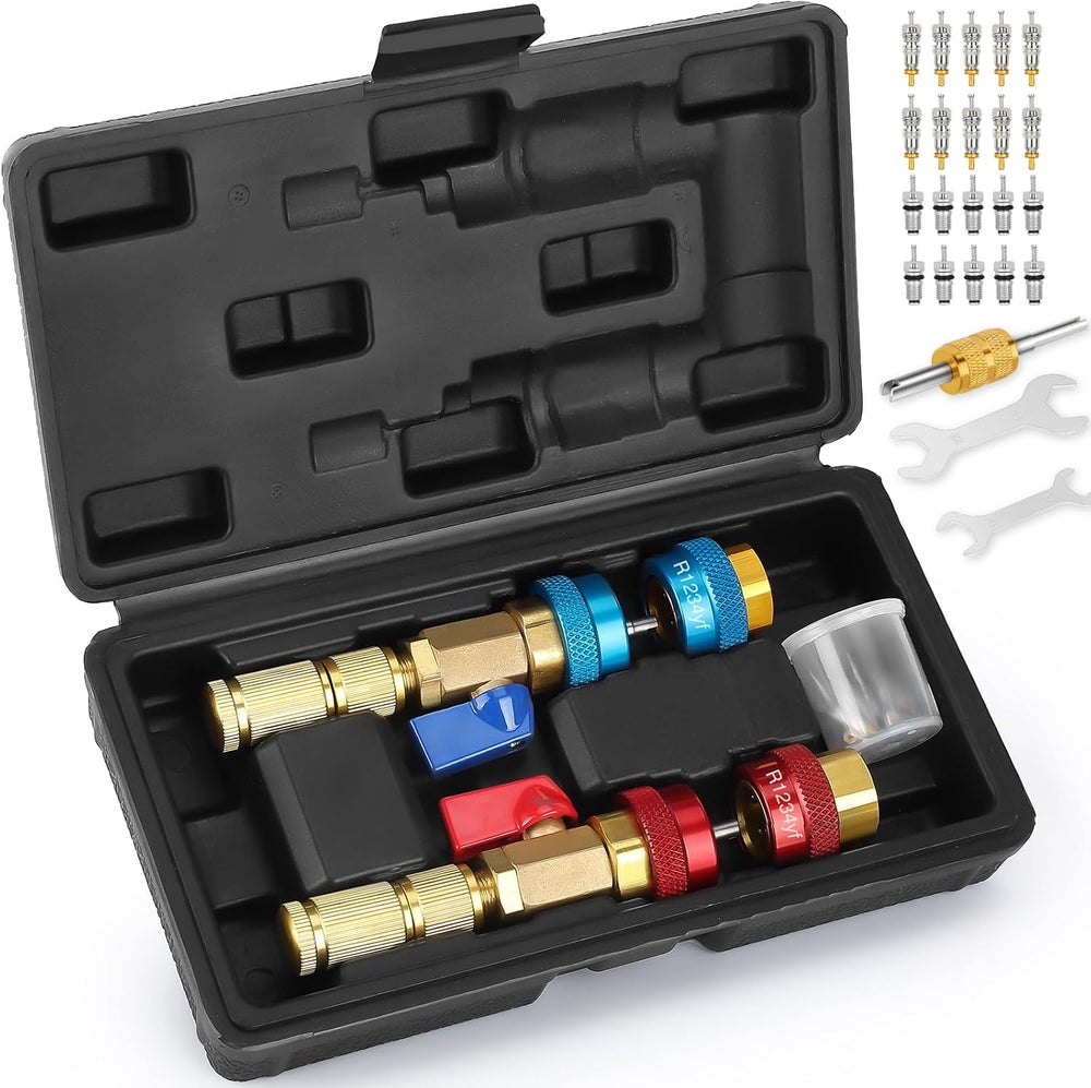 AC Valve Core Removal Tool R134a R1234yf AC Schrader Valve removal Tool Kit