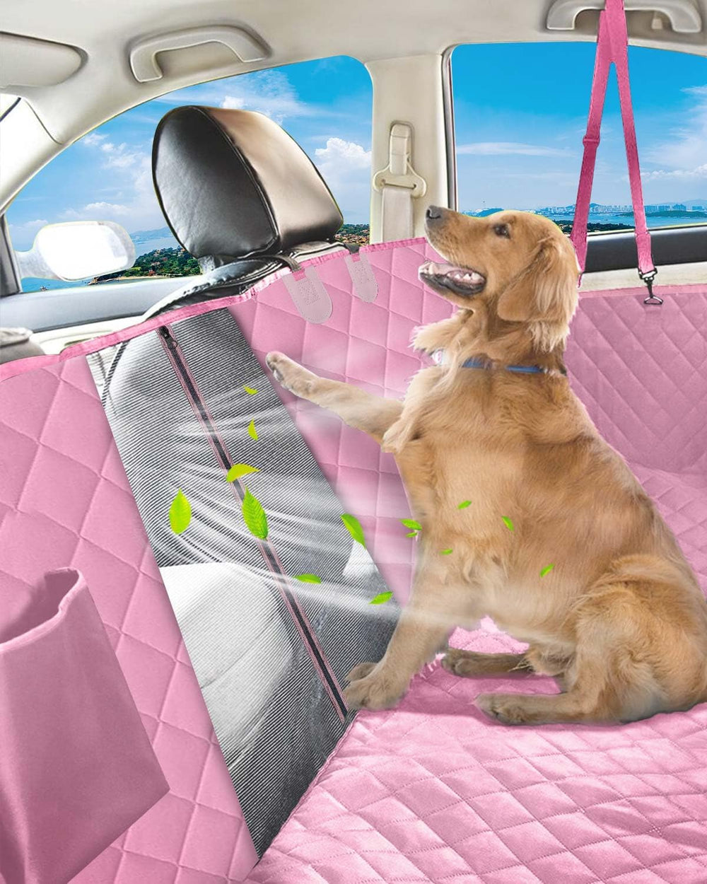 Dog Car Seat Cover, 600D Heavy Dute Car Seat Cover for Dogs Pets, 100% Waterp...