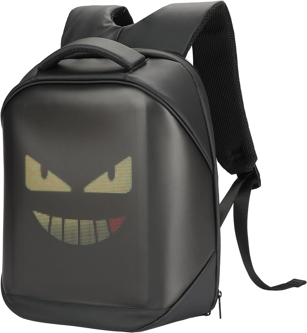 KEMIMOTO Motorcycle Backpack with 96 x 128px LED Display Screen