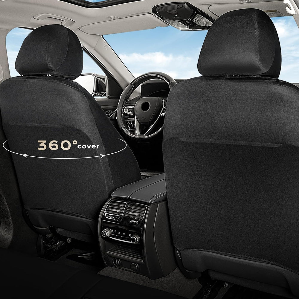 Coverado Leather Seat Covers, Waterproof Car Seat Covers Front Seats, Luxury ...