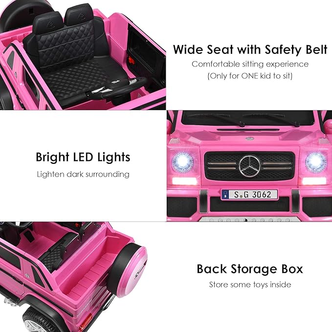 Costzon Ride on Car, Licensed Mercedes-Benz Maybach, 12V Battery Powered