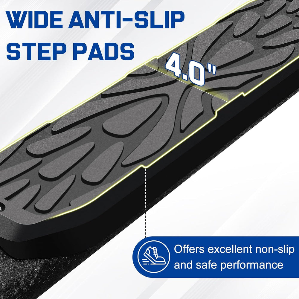 3.5 Inch Running Boards Side Steps for 2025 4Runner (Without Side Skirts)