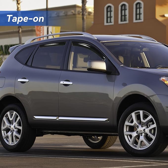 Window Visors Rain Guards for 2009 2010 2011 2012 2013 Nissan Rogue,