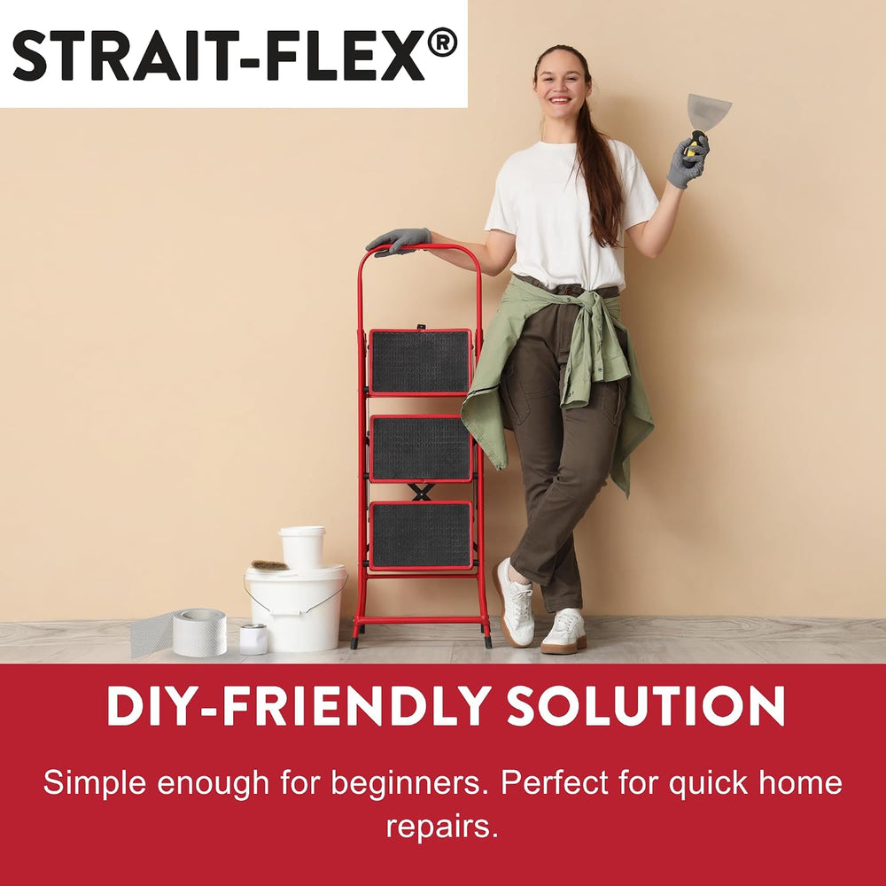 Drywall Patch – Roll-Patch Drywall Repair Tape for Wall Fixes – Works Well fo...