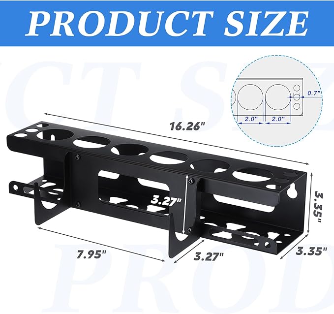 Hicarer 2 Packs Caulking Tube and Gun Holder Caulking Gun Storage Rack
