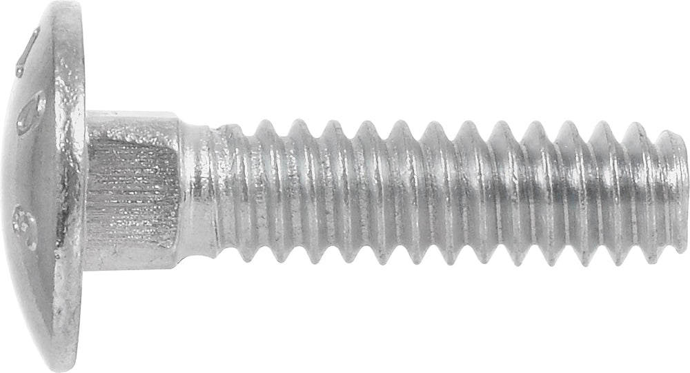 Hillman 240186 Carriage Bolt, 3/8 x 5-Inch, Steel, Zinc-Plated, Silver, 50-Pack