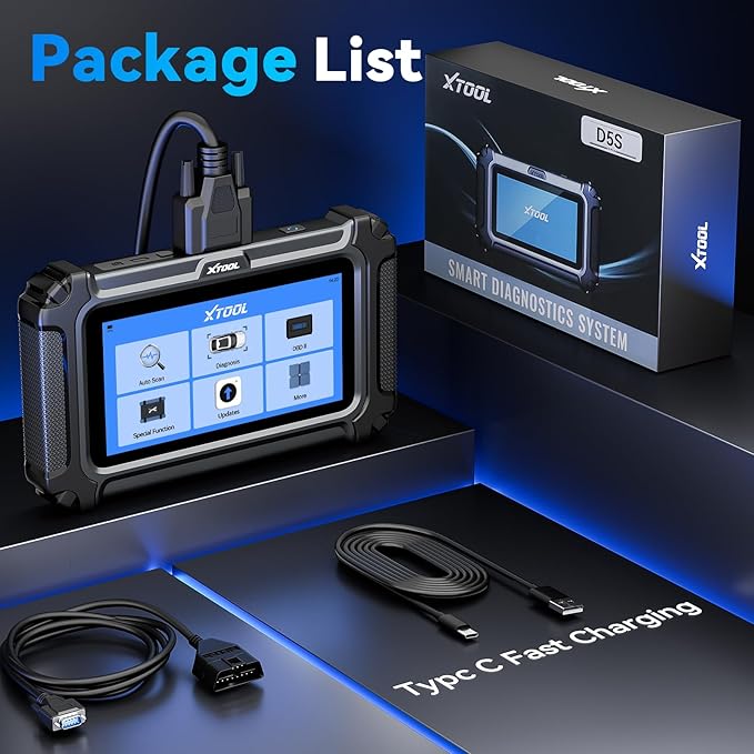 XTOOL D5S OBD2 Scanner
