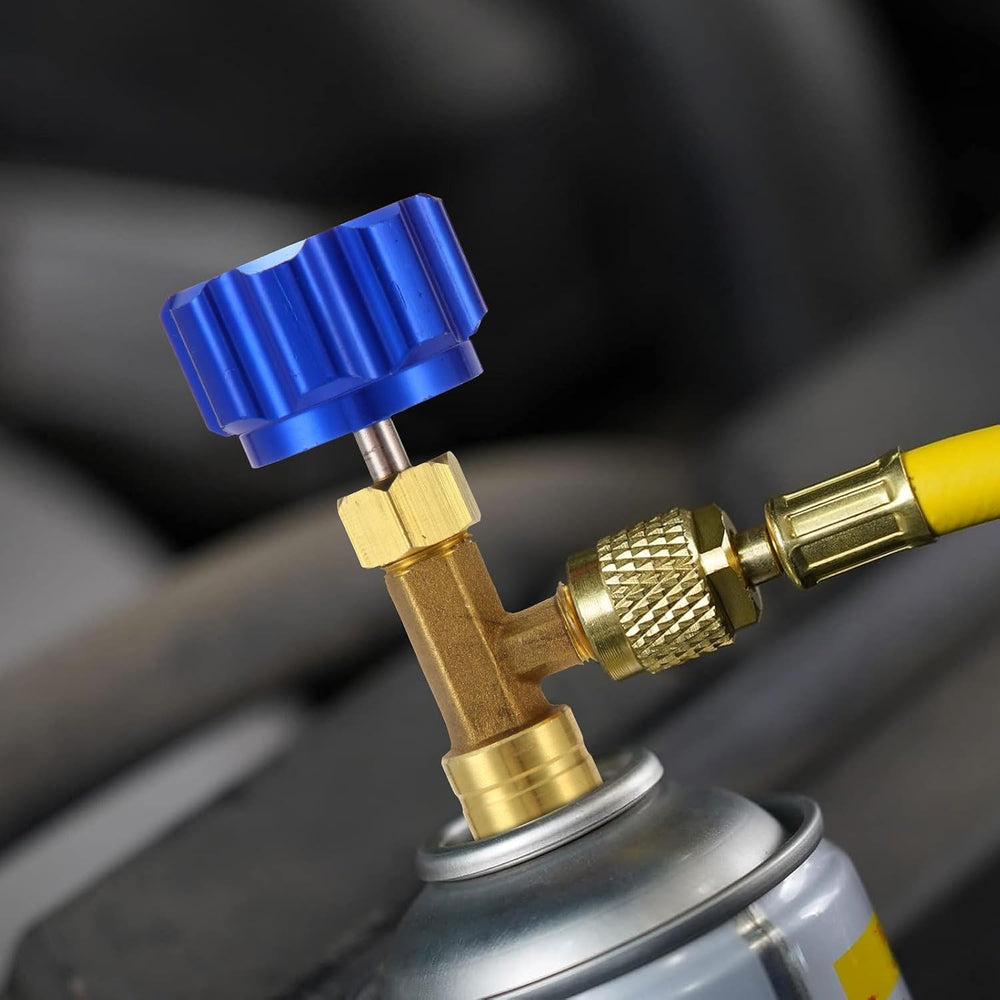 Yaocom 29 Pcs Automotive R1234YF Quick Couplers Kit, AC R1234YF Adapter and S...