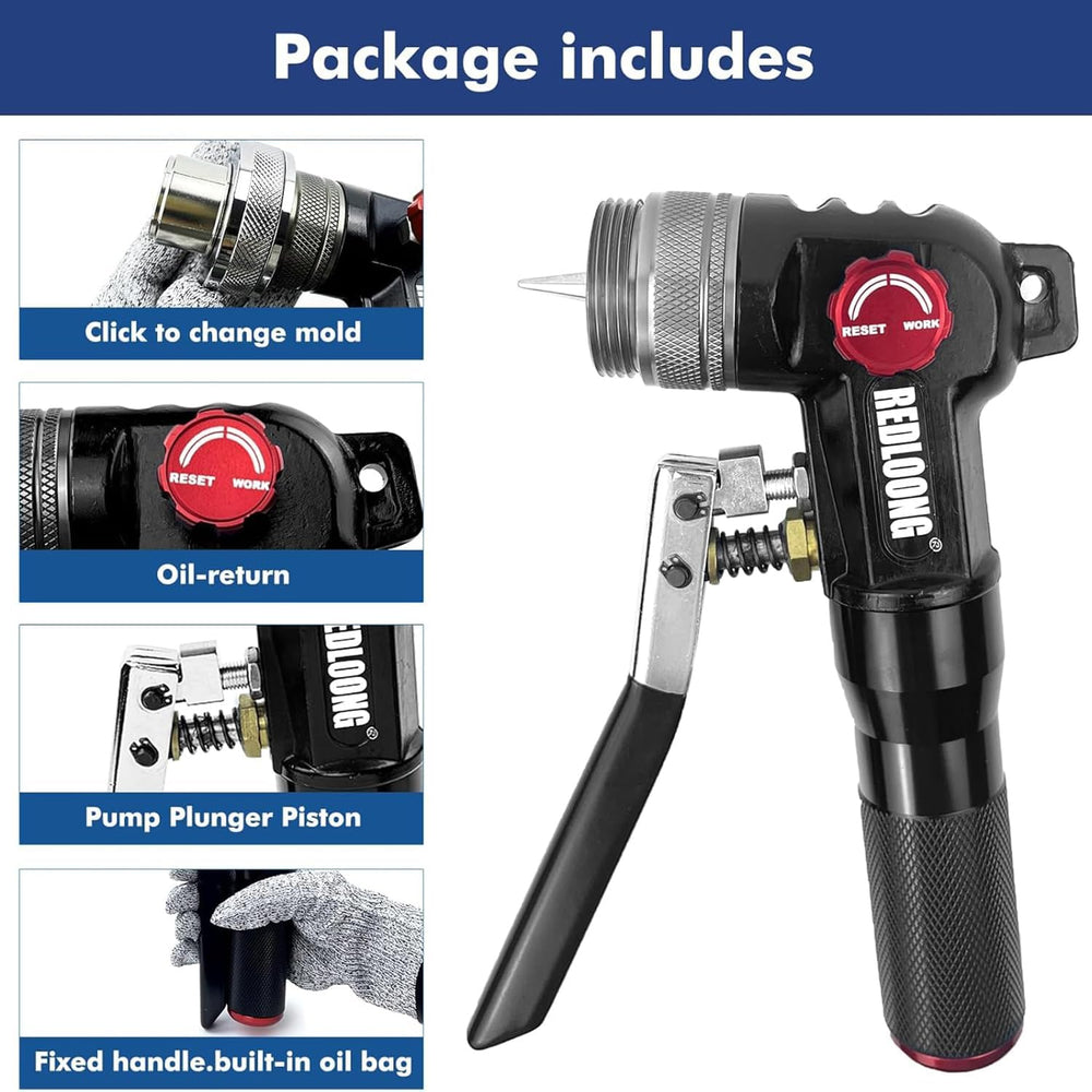 HVAC Hydraulic Swaging Tool Kit for Copper Tubing