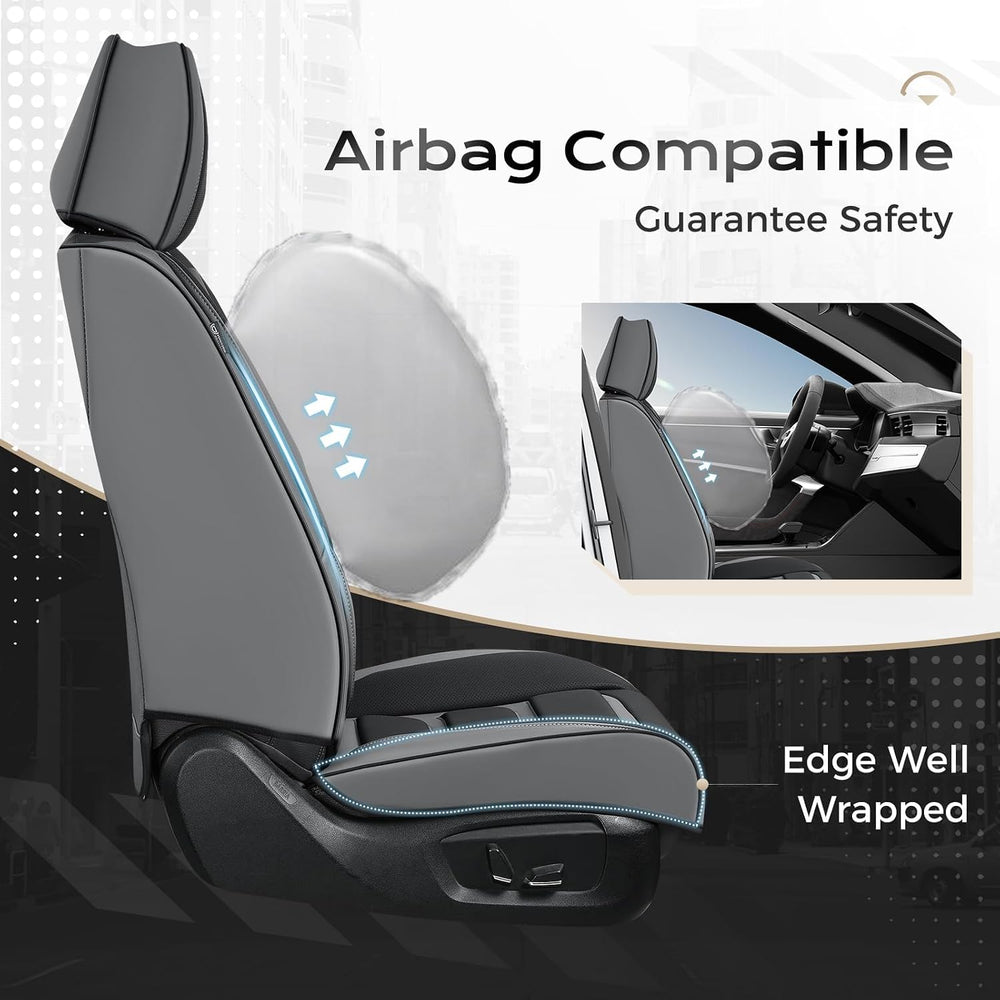 Coverado Car Seat Covers Full Set, Seat Covers for Cars, Front Seat Covers an...