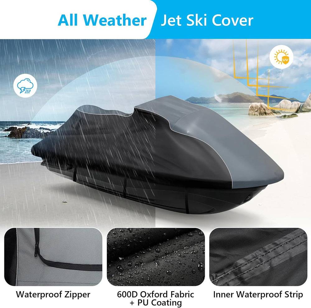 Waterproof Jet Ski Cover for Yamaha VX Cruiser/VX Cruiser HO 2021-2024, 600D ...