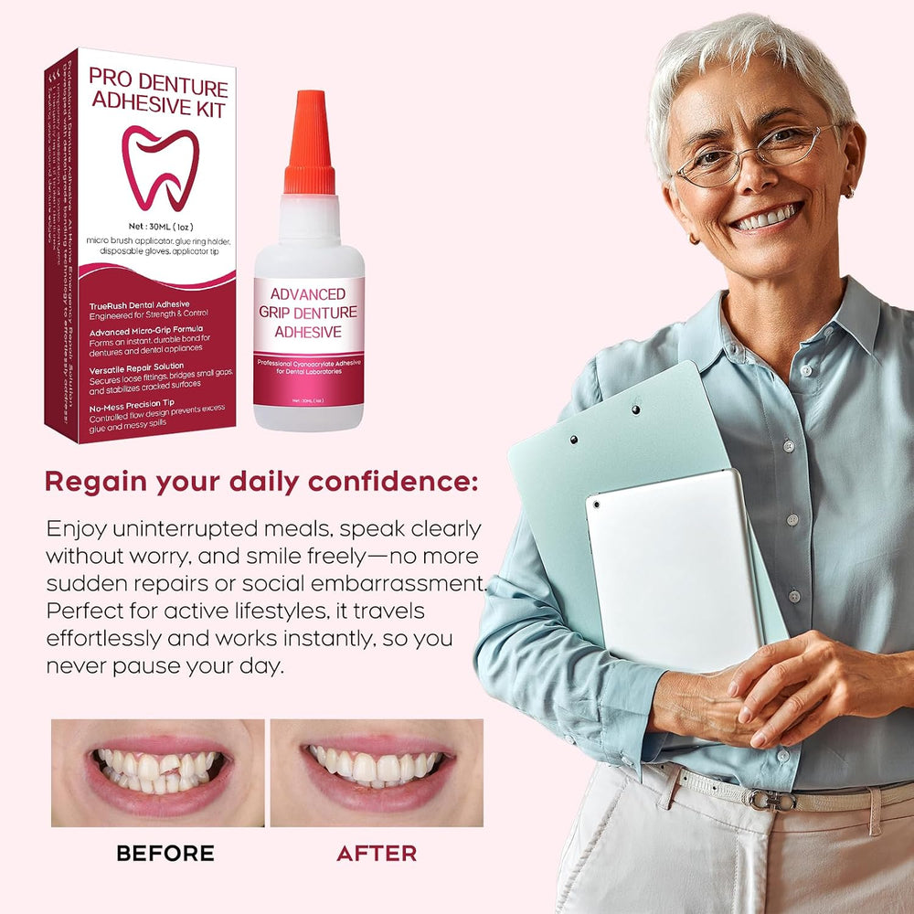 Dental Lab Instant Bonding Dental Glue for Dentures & Lab Tools - Fast-Se...