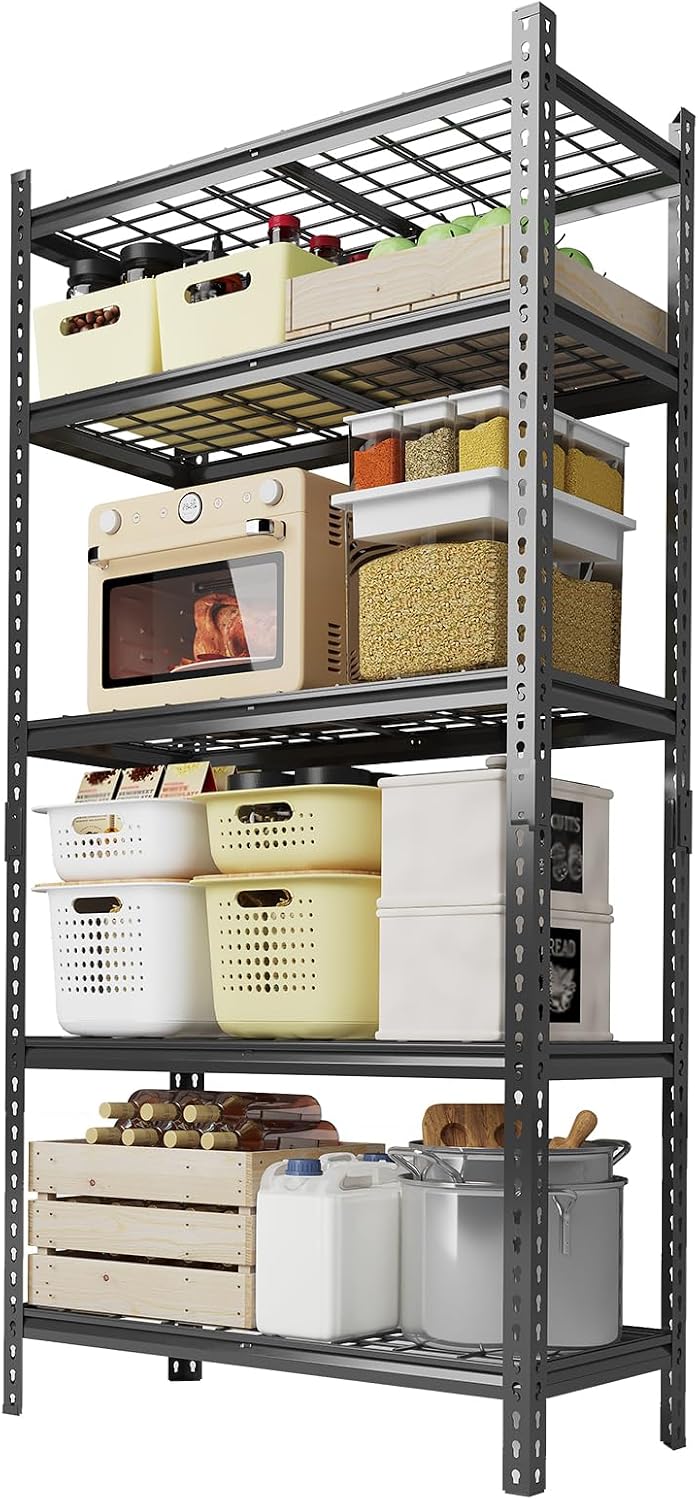 Garage Shelving 2000 LBS Storage Shelves Adjustable Metal Shelving Unit Heavy...