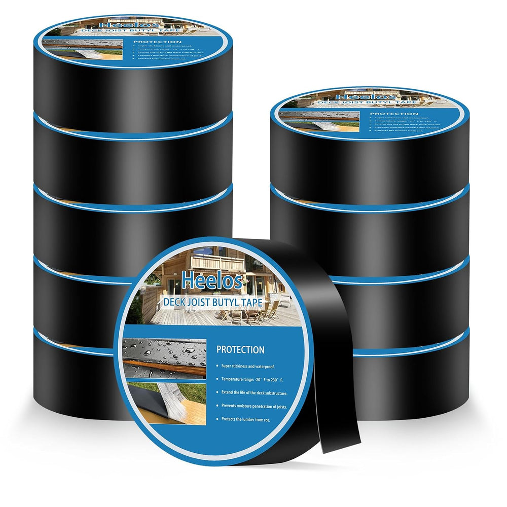 Joist Tape for Decking 2''×50',10 Pack Weather-Resistant Deck Joi...