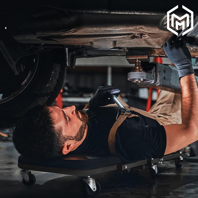 M-AUTO Heavy-Duty Convertible Mechanic Creeper, Z-Creeper 2-in-1 Creeper and