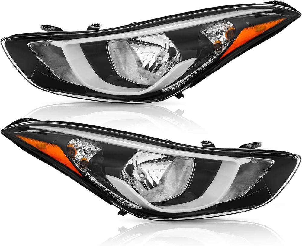 TODO Headlights Assembly Compatible with 2014 2015 2016 Hyundai Elantra, USA-...
