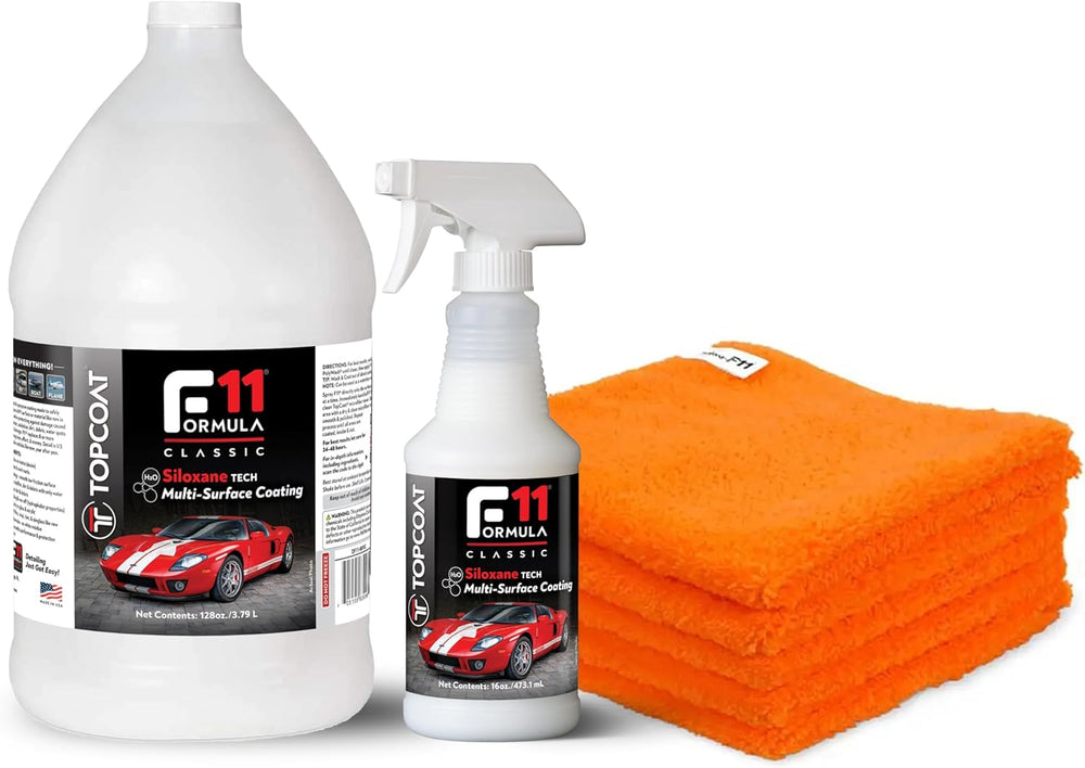 TopCoat F11 Polish & Sealer for Cars, Bikes and More – Water-Based Altern...