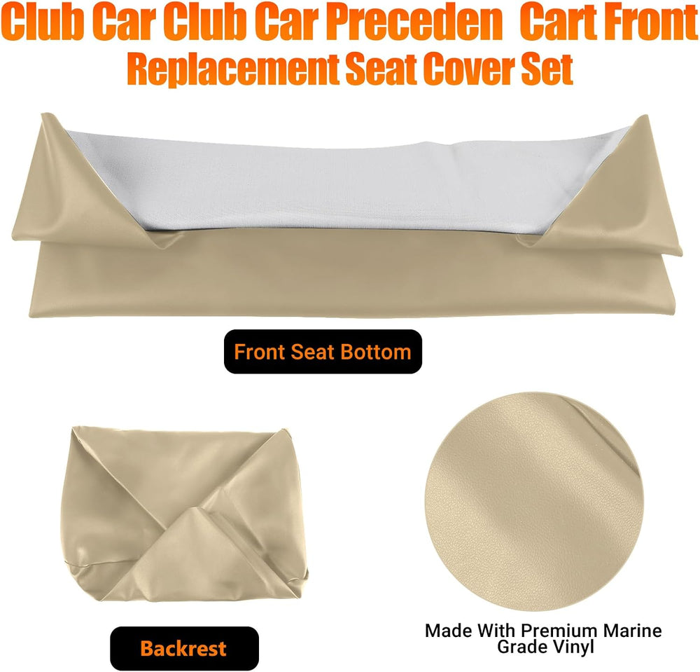 Golf Cart Front Seat Cover Replacement for Club Car Precedent 2004+