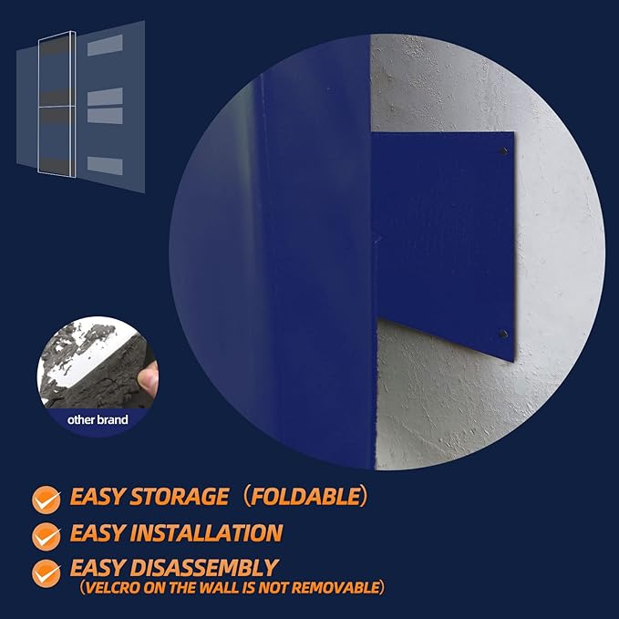 PROGOAL 2"/4" Thick Foam Protection Wall Pad，Gym Basketball-Court