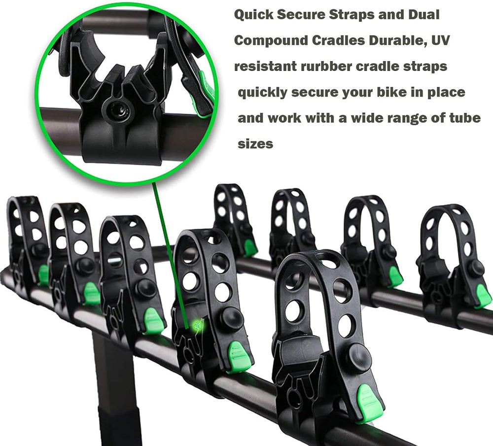 8Pcs Bike Rack Straps Replacement Parts Bicycle Hitch Strap Bike Rack Cradle ...