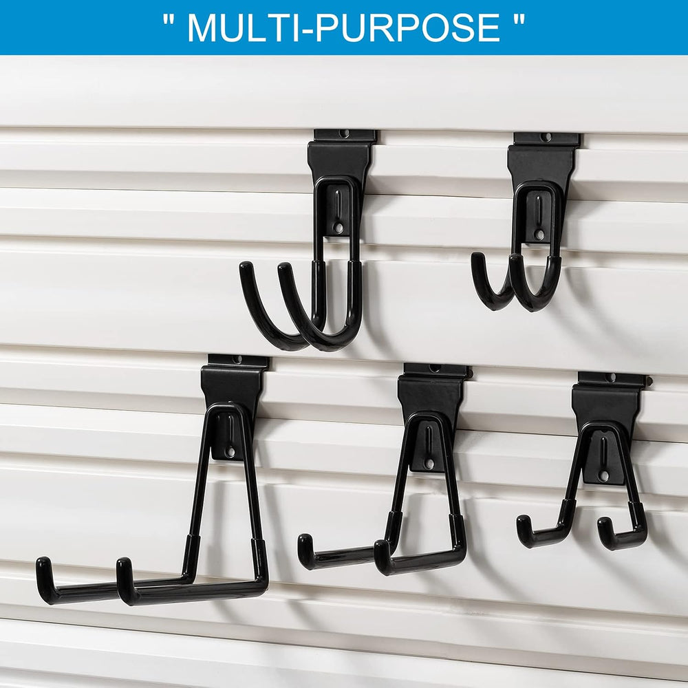 16 Pack Slatwall Hooks, Slatwall Accessories for Garage Storage, Heavy Duty S...