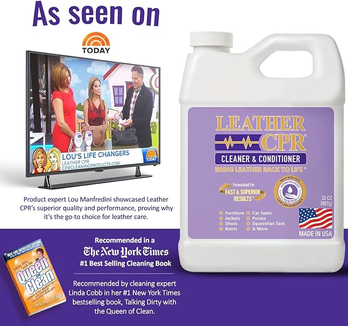 Leather CPR Leather Cleaner And Conditioner
