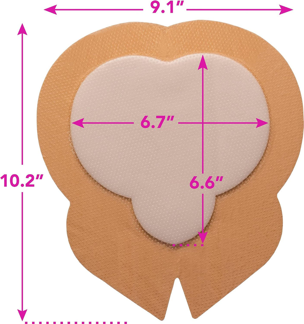 Areza Medical - Silicone Foam with Super-Absorbent Layer - Wound Dressing - W...