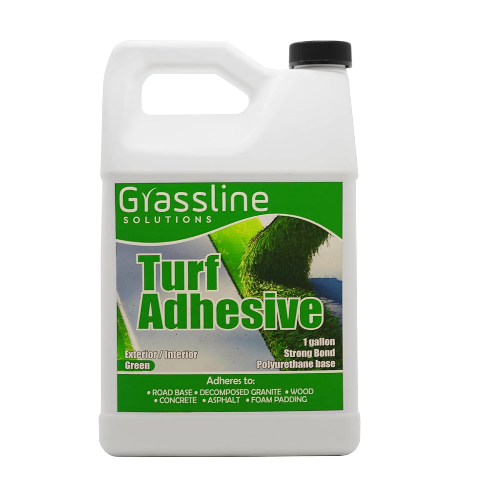 Synthetic Grass Adhesive - 1 Gallon - Color Green - Single Part Polyurethane ...