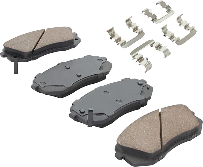 Premium Semi-Metallic Front Brake Pads Compatible