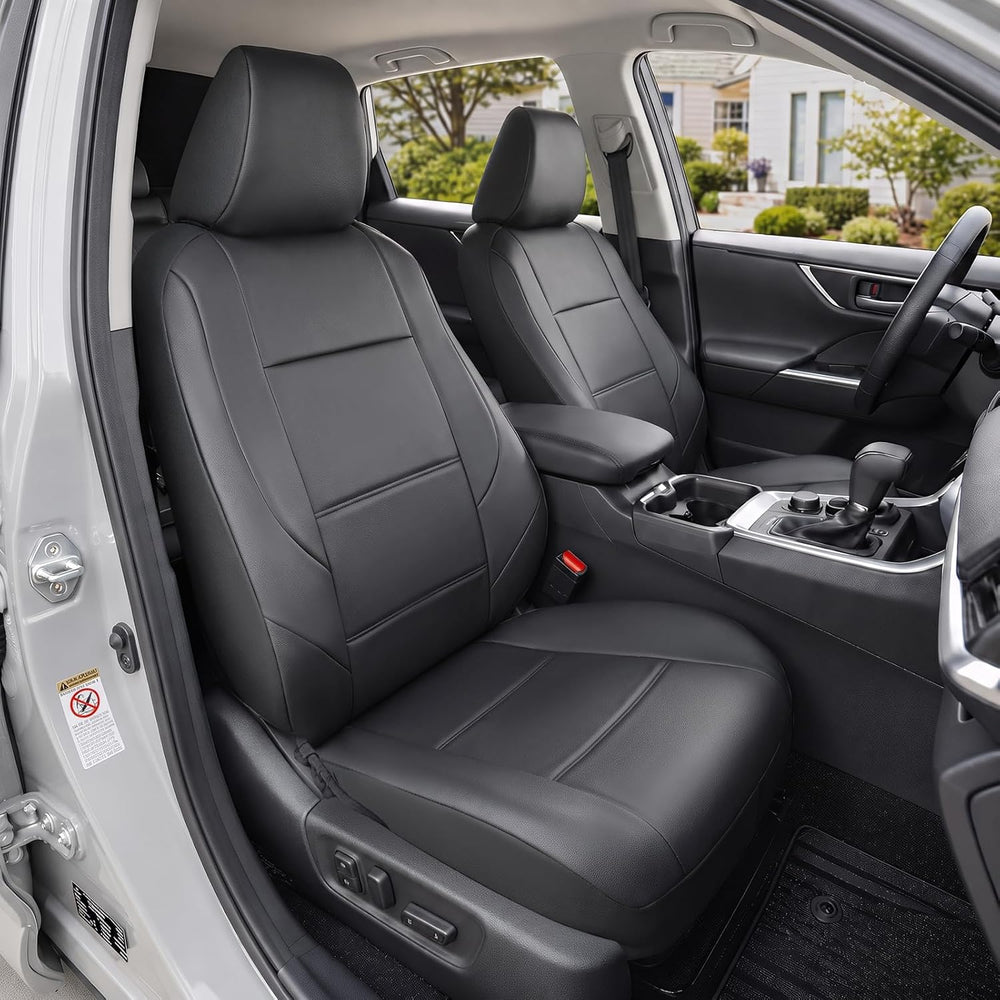 GIANT PANDA 2PCS Front Seat Covers for Chevy Silverado & GMC Sierra 1500 ...