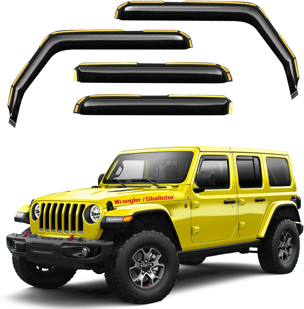 in-Channel Window Rain Guards Fit