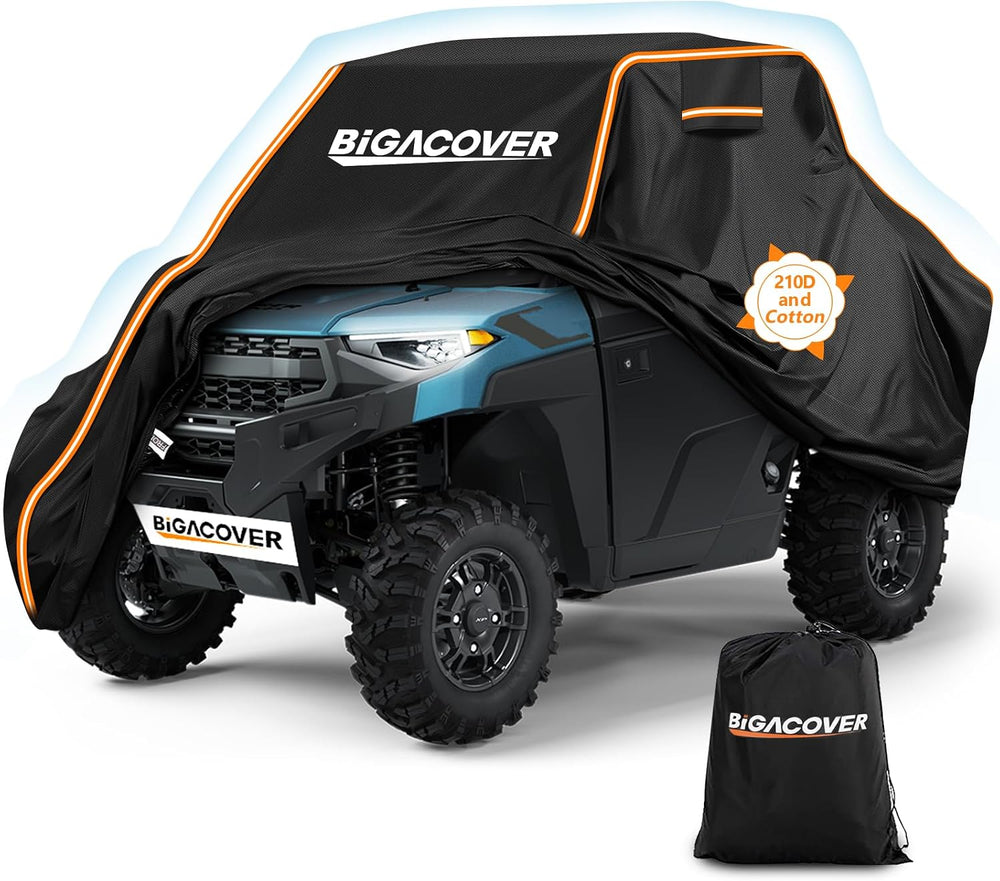 UTV Cover 2 Seater for Polaris Ranger/Can-Am Traxter/General XP 1000 | 210D O...