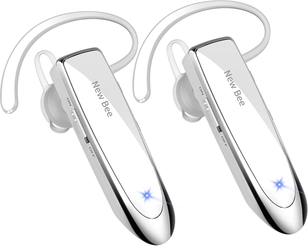New bee Bluetooth Earpiece V5.0 Wireless Handsfree Headset 24 Hrs Driving 60 ...