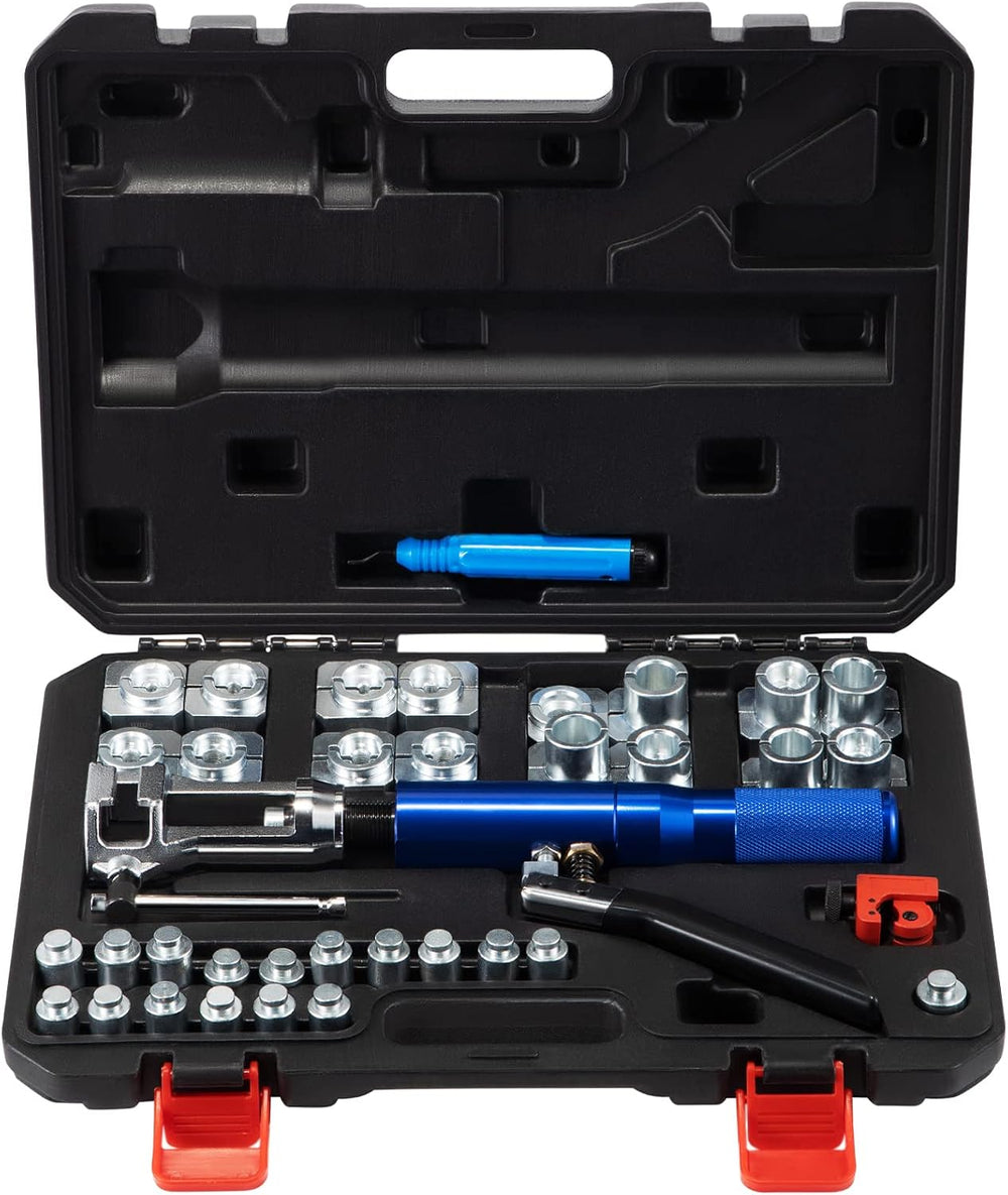 VEVOR Hydraulic Flaring Tool Kit, 45° Double Flaring Tool, Brake Repair Brake...