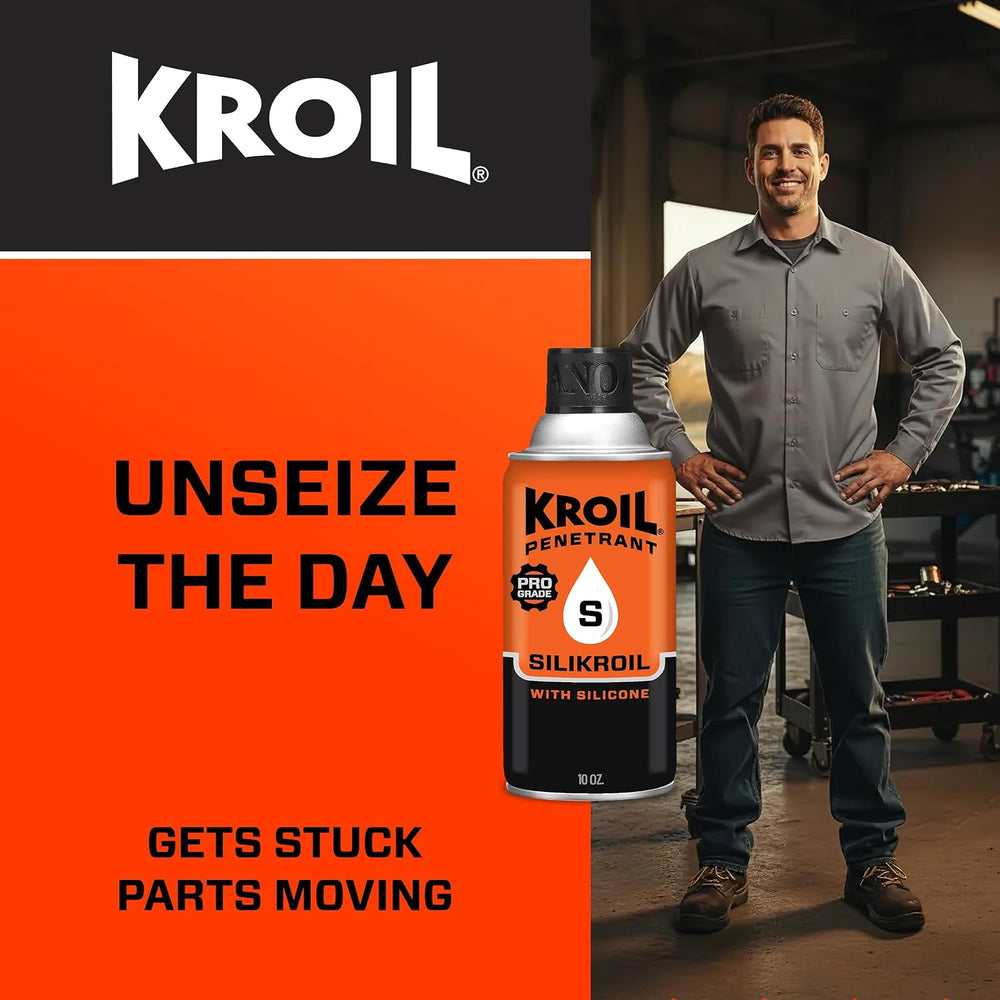 Kroil Penetrant Silikroil with Silicone - Rust Penetrating Lubricant - Corros...