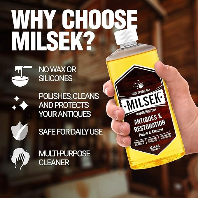 Milsek Antiques & Restoration Polish & Cleaner (Pack of 12)