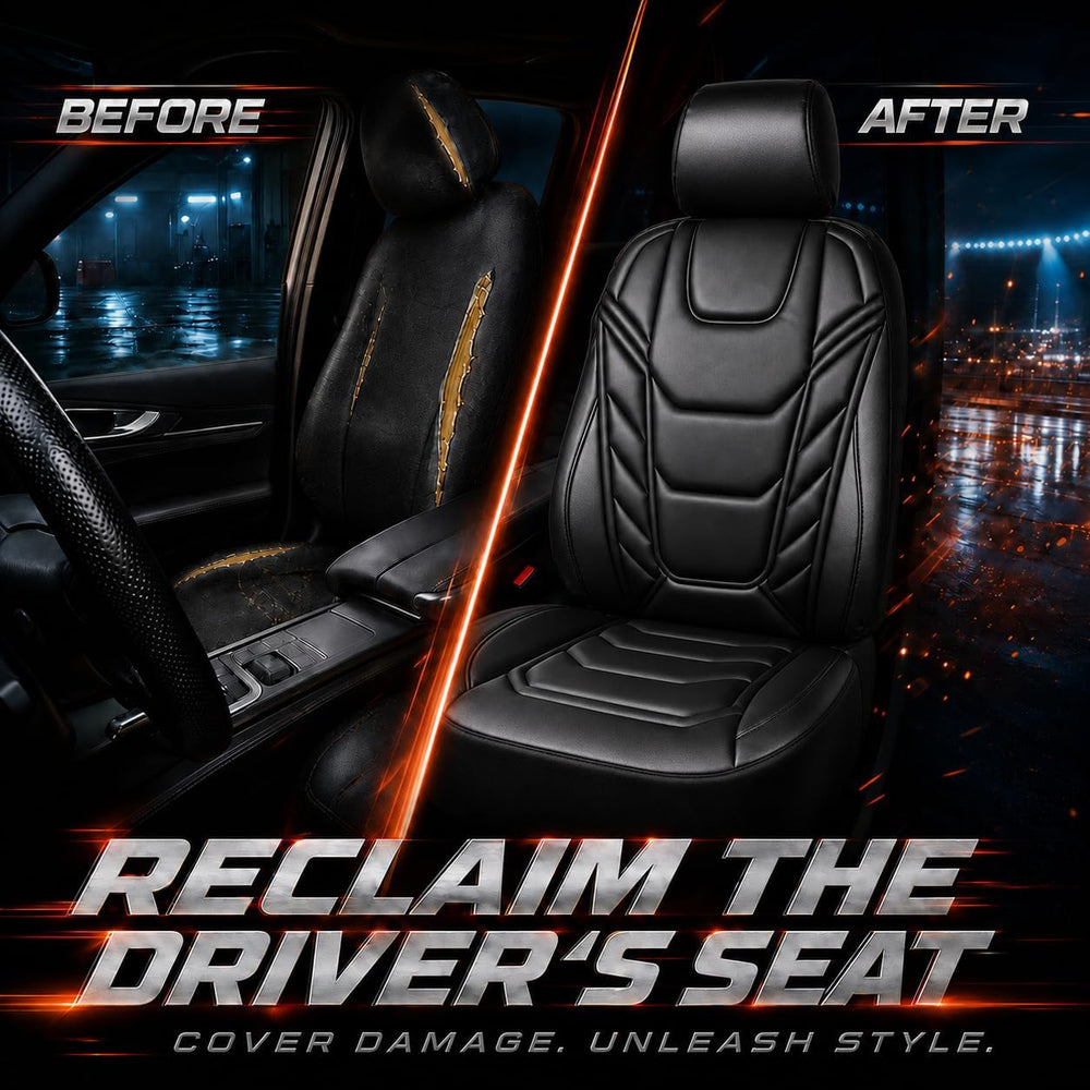 Car Seat Covers Front Seats, 3D Foam Leather,Front Seat Covers for Car,Univer...
