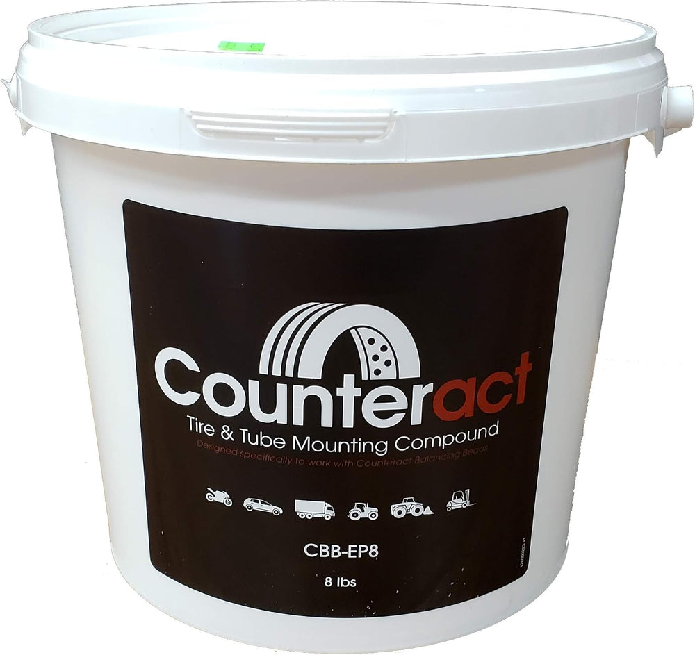 Counteract CBB-EP8 Euro Paste Tire/Tube 8lb Mounting Compound Bucket, Petrole...
