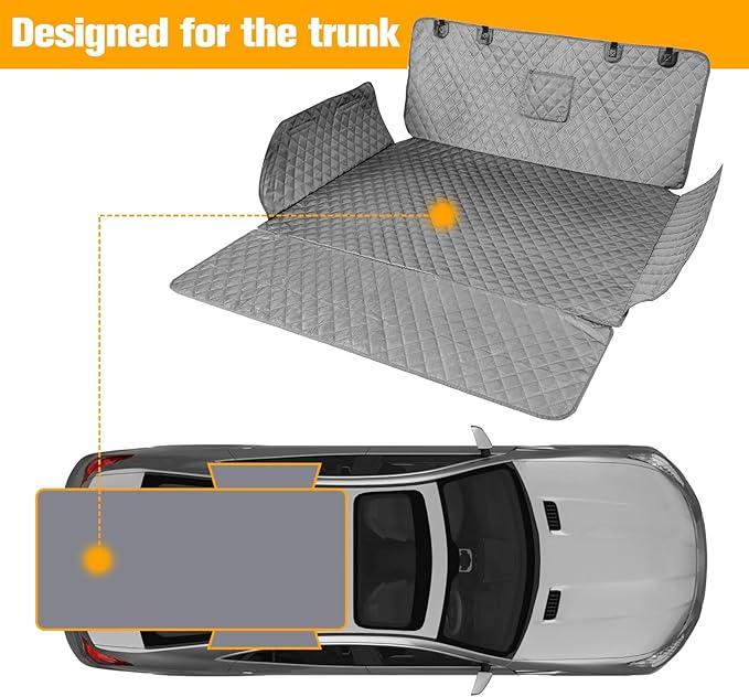 PETICON SUV Cargo Liner for Dogs, Waterproof Pet Cargo Cover Dog Seat Mat for