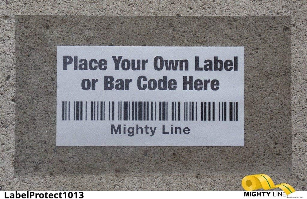 Mighty Line Clear Label Protectors, 100 ct, 10 in Wide x 13 in Long