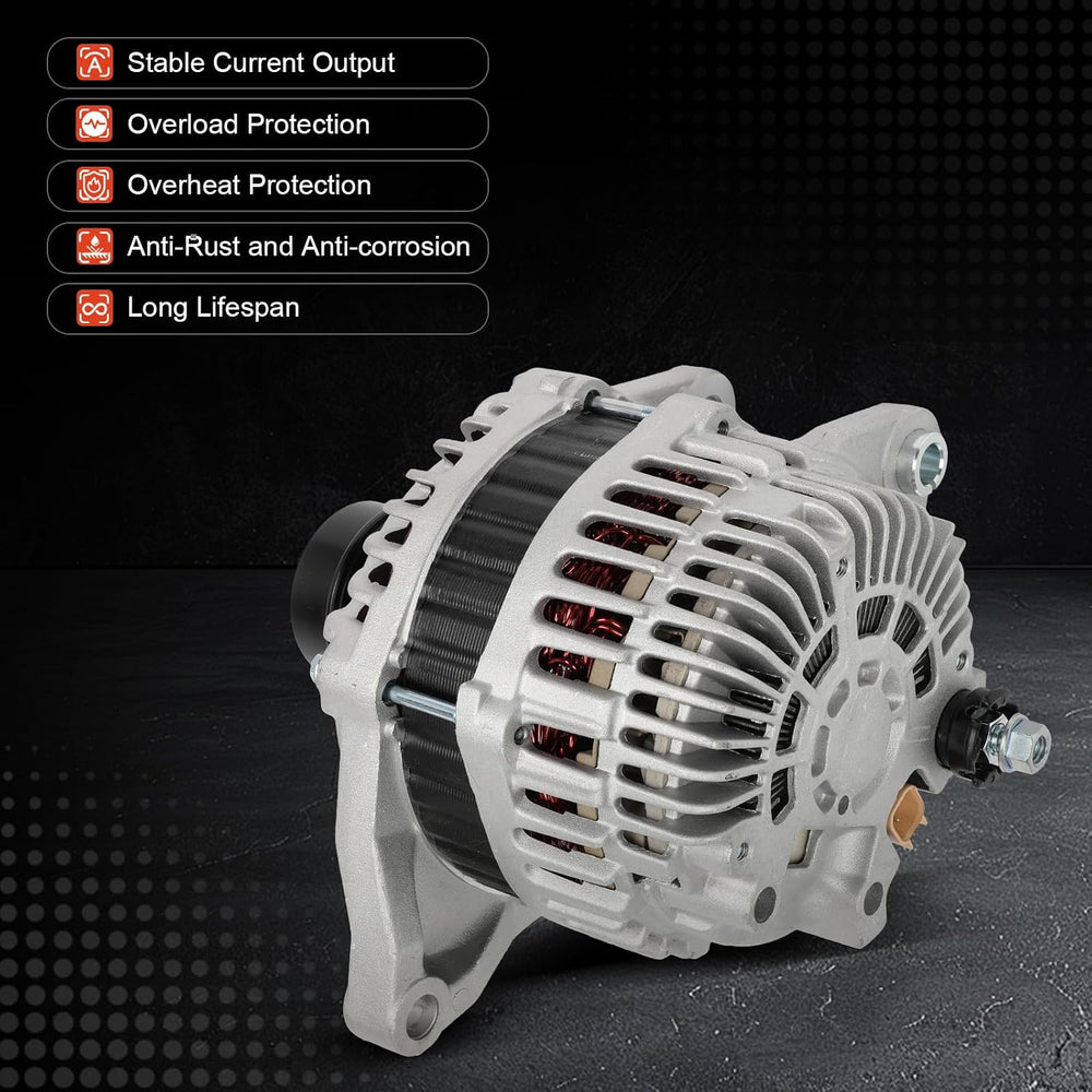 11231N New Alternator Compatible with Jeep for Dodge 115Amp L4